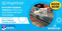 Innovative hygiene solutions: Advancing food safety with new technologies